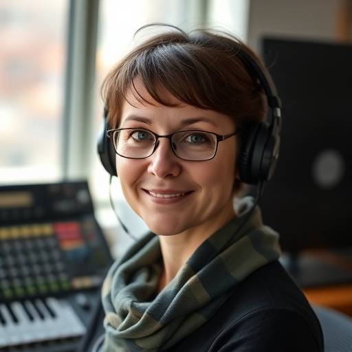Portrait of Audrey Benson, Senior Mixing Engineer
